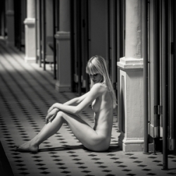 Aktfotografie im Stadtbad in Augsburg